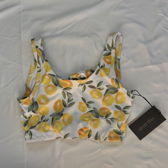 Strut This Cosmo Lemoncello Sports Bra - Picture 3 of 6